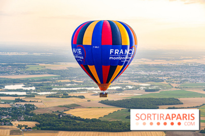 Montgolfière à Fontainebleau, vol au dessus de l'Ile-de-France -  A7C9007