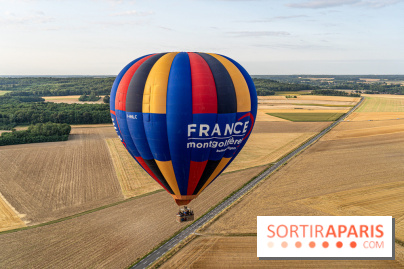 Montgolfière à Fontainebleau, vol au dessus de l'Ile-de-France -  A7C9028