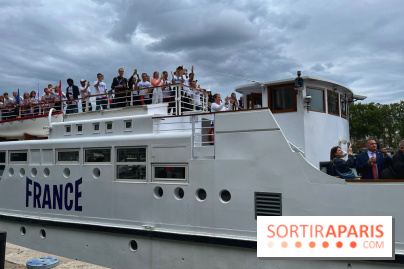 Athlètes et flambeau de Paris 2024 - IMG 4086