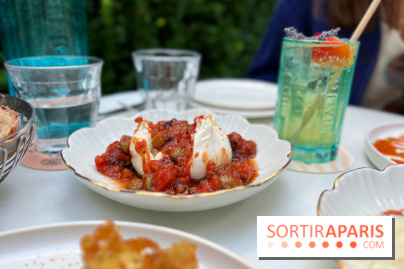 Terrasse Mercatino The Hoxton x Italicus - Burrata tomates épicées