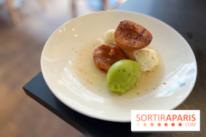 Ardent - Abricots rôtis sorbet estragon