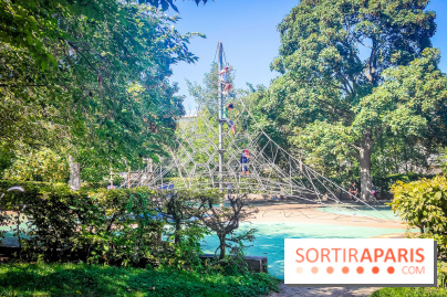 Villes et vues d'Île-de-France, visuels - Le Kremlin-Bicêtre, parc Philippe Pinel, jeu enfant 94