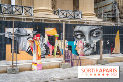 Exposition street-art Fragments par Ensemble Réel a l’église de la Madeleine