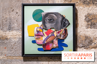 Exposition street-art Fragments par Ensemble Réel a l’église de la Madeleine