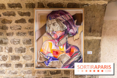 Exposition street-art Fragments par Ensemble Réel a l’église de la Madeleine