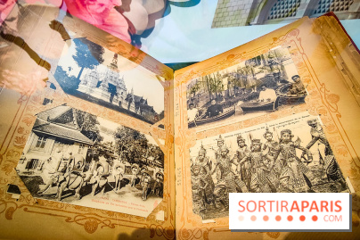 Nouvelles du paradis, la carte postale de vacances : l'exposition ensoleillée au Musée de la Poste - IMG20230905193919