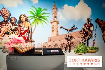 Nouvelles du paradis, la carte postale de vacances : l'exposition ensoleillée au Musée de la Poste - IMG20230905193911