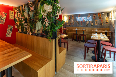 Yansai, restaurant de street Food asiatique rue Gravilliers - Paris 3e -  salle du haut