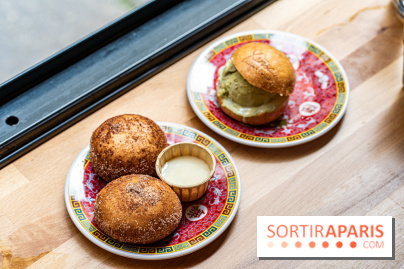 Yansai, restaurant de street Food asiatique rue Gravilliers - Paris 3e -  bao celeste - ice burger