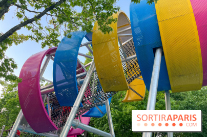 Le Jardin du Dragon, l'aire de jeux colorée au parc de la Villette - image00037