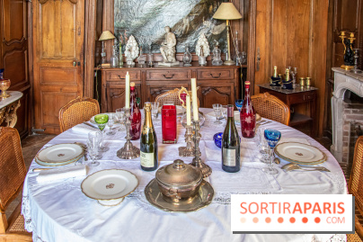 Domaine de Jean-Claude Brialy à Monthyon salle à manger