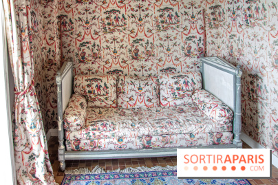 Domaine de Jean-Claude Brialy à Monthyon chambre des sœurs Dorléac Catherine Deneuve