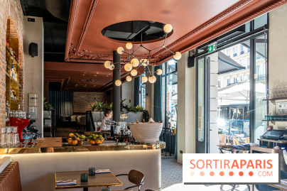 Quai 108, restaurent - bar - terrasse - Hilton Opéra - Saint-Lazare -  A7C0444