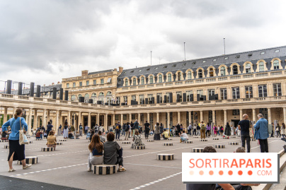 Horizon, le spectacle dans la cours du Palais Royal
