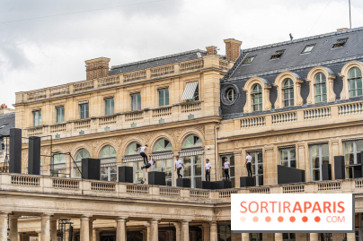 Horizon, le spectacle dans la cours du Palais Royal