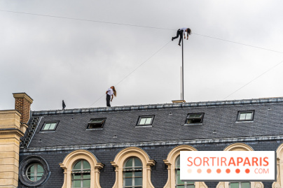 Horizon, le spectacle dans la cours du Palais Royal