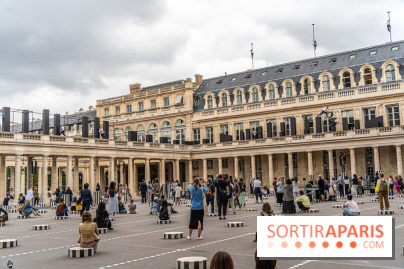 Horizon, le spectacle dans la cours du Palais Royal