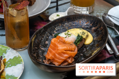 Le nouveau brunch du Rivages au Scribe Paris Opéra -  oeufs florentine saumon