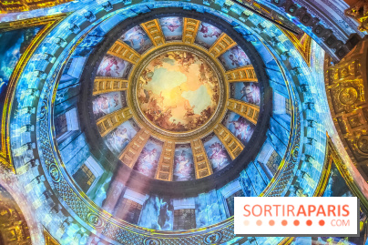Aura, un spectacle son et lumières qui illumine le Dôme des Invalides - photos et vidéo