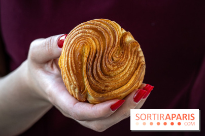 Bopain, la nouvelle boulangeries aux viennoiseries de folie -  brioche feuilletée pistache