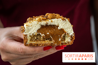 Bopain, la nouvelle boulangeries aux viennoiseries de folie -  tarte vanille - praliné noisette