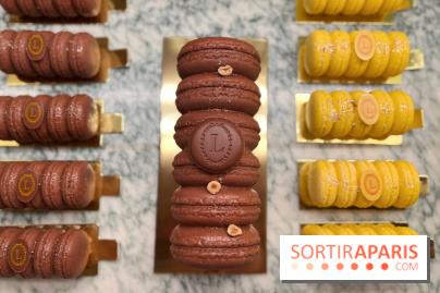 Ladurée - Bûches de Noël 2023 macarons