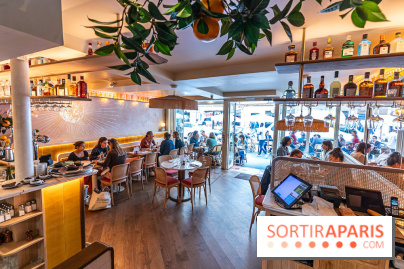 Pomelo bistrot méditerranéen Paris 2 -  salle du bas