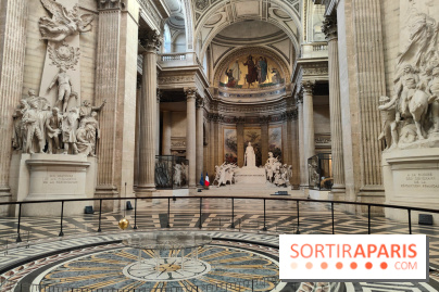 Le Panthéon à Paris - les photos intérieur - pendule Foucault