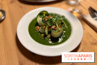 Facette - Courgettes, chèvre, épinards, noisettes