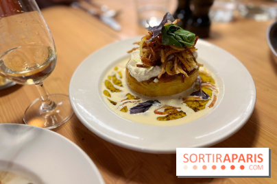 Facette - Tomate, burrata, ail noir