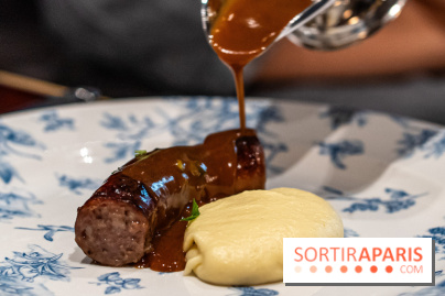 Le 19.20 by Norbert Tarare, le nouveau restaurant du Prince de Galles - photos -  purée saucisse