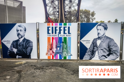 Tour Eiffel : une exposition inédite gratuite en hommage à Gustave Eiffel sur le parvis - nos photos