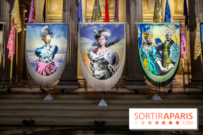 Raphaël Barontini, les photos de son installation monumentale au Panthéon