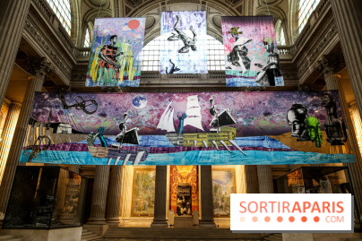 Raphaël Barontini, les photos de son installation monumentale au Panthéon - IMG 1430