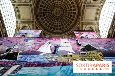 Raphaël Barontini, les photos de son installation monumentale au Panthéon