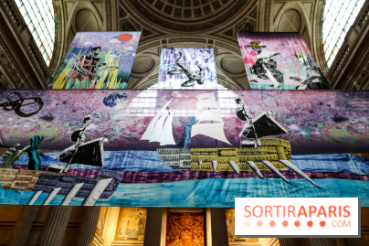 Raphaël Barontini, les photos de son installation monumentale au Panthéon