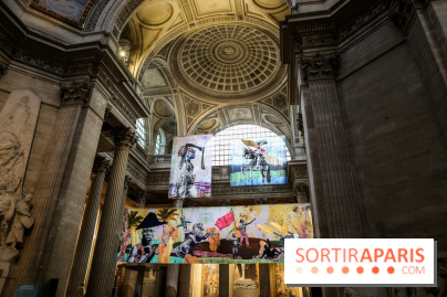 Raphaël Barontini, les photos de son installation monumentale au Panthéon