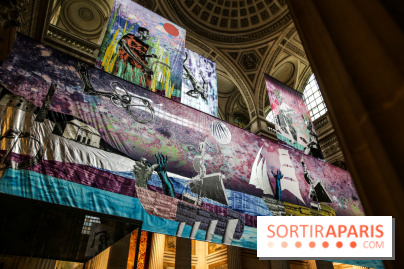 Raphaël Barontini, les photos de son installation monumentale au Panthéon