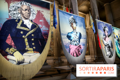 Raphaël Barontini, les photos de son installation monumentale au Panthéon