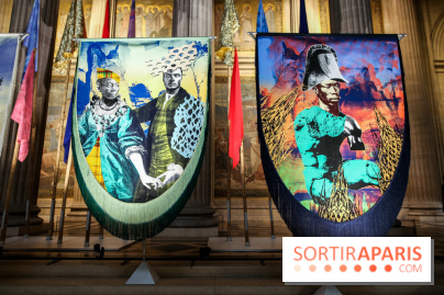 Raphaël Barontini, les photos de son installation monumentale au Panthéon