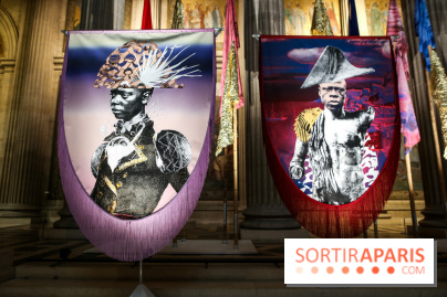 Raphaël Barontini, les photos de son installation monumentale au Panthéon