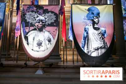 Raphaël Barontini, les photos de son installation monumentale au Panthéon - IMG 1465