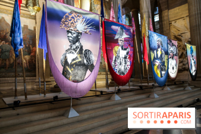 Raphaël Barontini, les photos de son installation monumentale au Panthéon