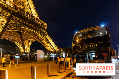 Bus Saint Germain 1920 - dîner dans un bus en traversant Paris