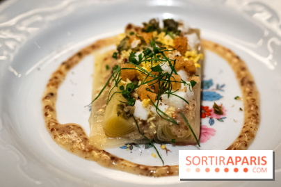 Bistrot Podium, le restaurant festif avec la carte de Glenn Viel -  poireau vinaigrette