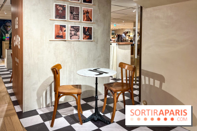 Café Jonak et collections chaussures marrons - Galeries Lafayette Haussmann