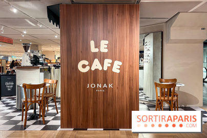 Café Jonak et collections chaussures marrons - Galeries Lafayette Haussmann