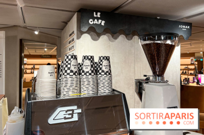 Café Jonak et collections chaussures marrons - Galeries Lafayette Haussmann - image00021