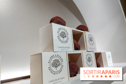 Bûche et chocolats de Noël 2023 signés Alléno & Rivoire - 20230922 100450