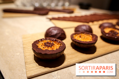 Bûche et chocolats de Noël 2023 signés Alléno & Rivoire - IMG 0962